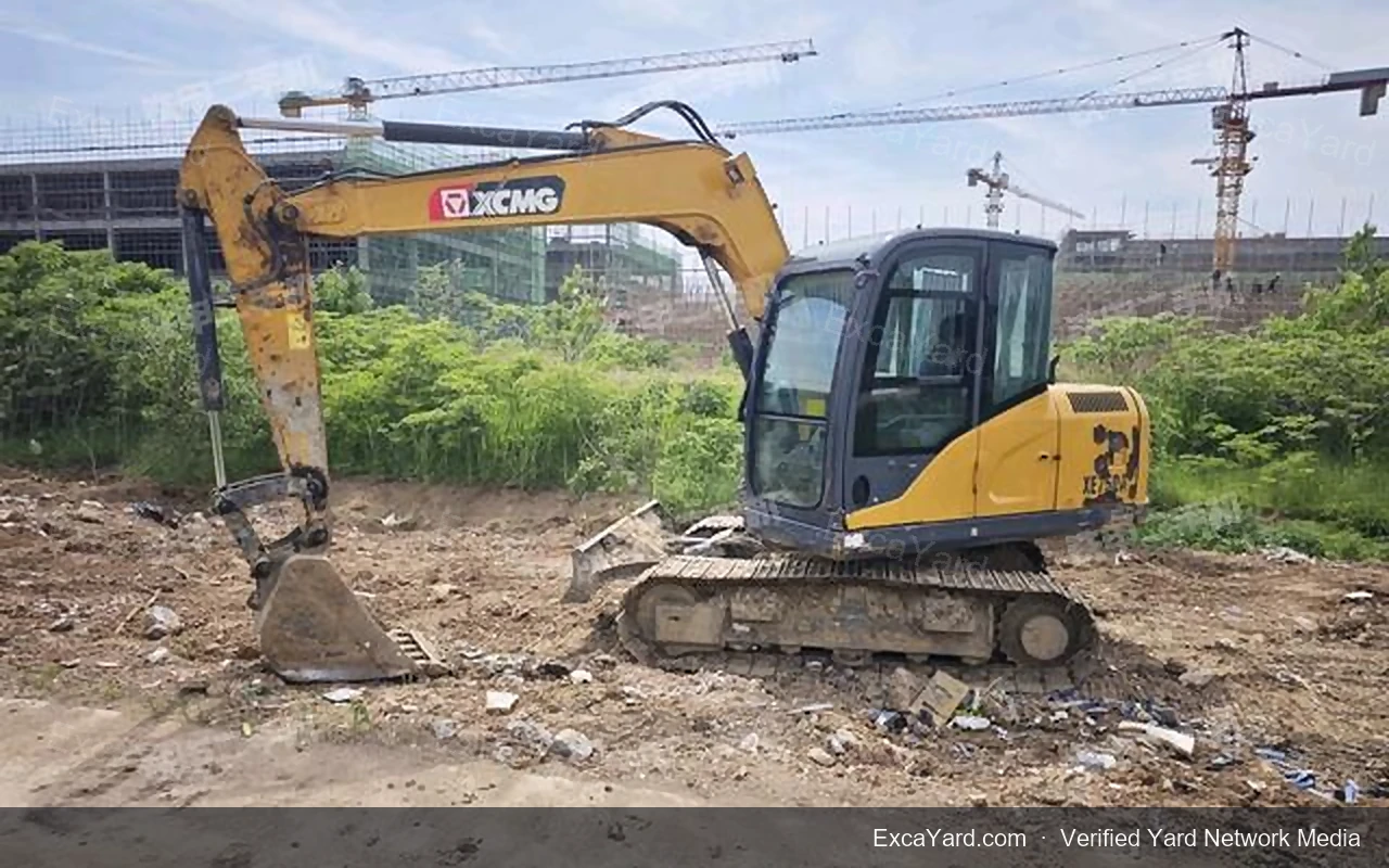 2021 XCMG XE75DA حفارة مستعملة for sale — الدرجة A, 4,600 hours, FOB شنغهاي $18,000 | المخزون EXY-XCMGXE75DA-137